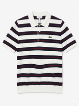 LACOSTE STRIPED FINE KNIT T-shirt