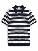 LACOSTE STRIPED FINE KNIT T-shirt