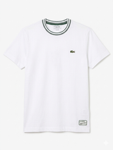 LACOSTE French Made Stripe Neck T-shirt