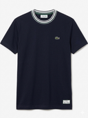 LACOSTE French Made Stripe Neck T-shirt