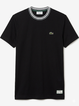 LACOSTE French Made Stripe Neck T-shirt