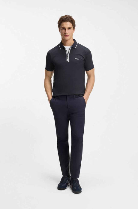 BOSS WITH ZIP PLACKET T-shirt