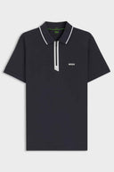 BOSS WITH ZIP PLACKET T-shirt