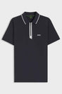 BOSS WITH ZIP PLACKET T-shirt