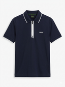 BOSS WITH ZIP PLACKET T-shirt