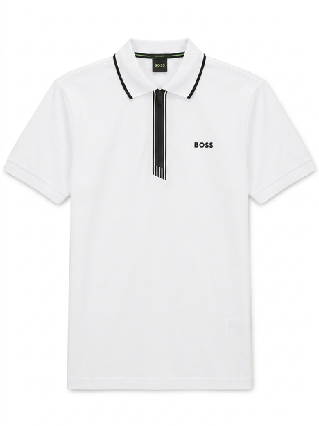 BOSS WITH ZIP PLACKET T-shirt