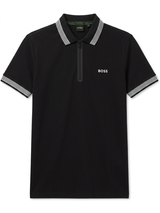 BOSS WITH ZIP PLACKET T-shirt