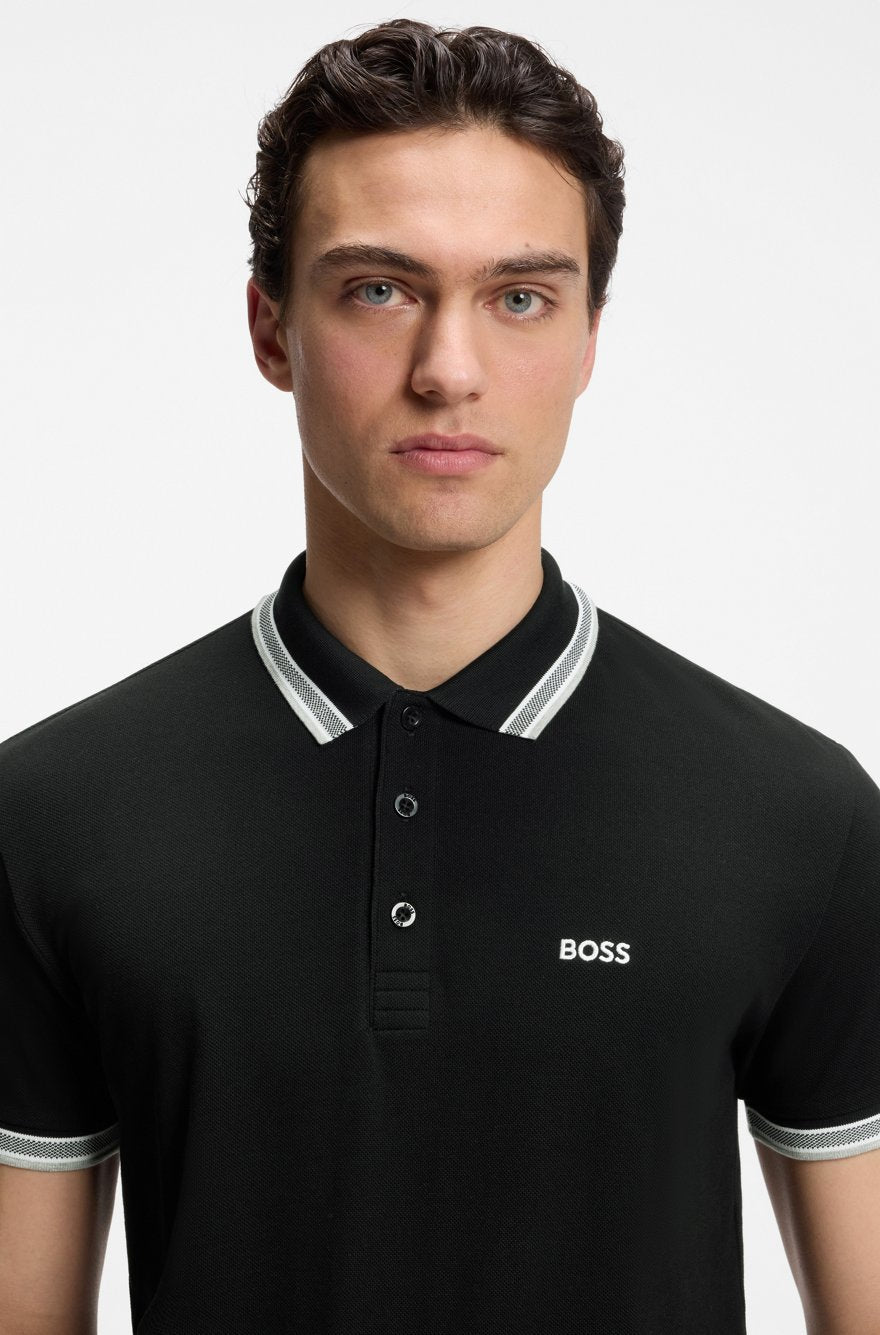 BOSS PADDY POLO SHIRT IN COTTON PIQUÉ