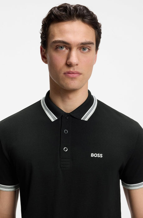 BOSS PADDY POLO SHIRT IN COTTON PIQUÉ
