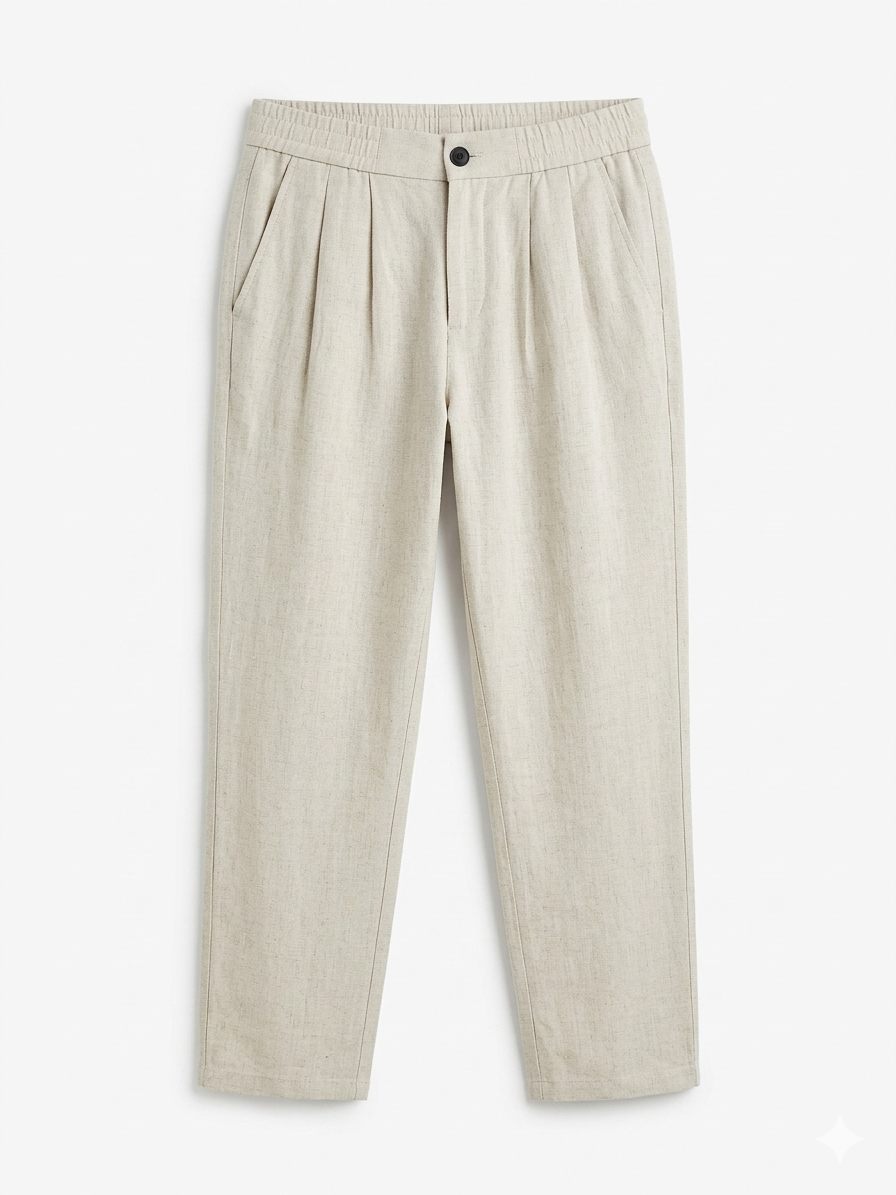 LORO PIANA LINEN RELAXED TROUSER