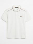 ZEGNA PIQUE WITH RUBBER LOGO T-shirt