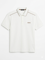 ZEGNA PIQUE WITH RUBBER LOGO T-shirt