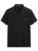 ZEGNA PIQUE WITH RUBBER LOGO T-shirt