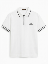 LORO PIANA WITH ZIP POLO SHIRT