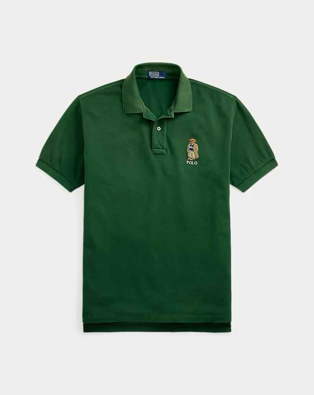 POLO RALPH Original Fit Polo Bear Mesh Polo Shirt