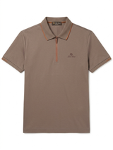 LORO PIANA TEXTURE POLO SHIRT