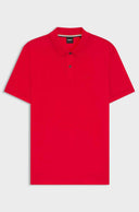 BOSS PALLAS POLO SHIRT IN COTTON PIQUÉ WITH LOGO DETAILS