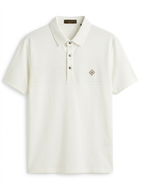 LORO PIANA WITH PATTERN POLO SHIRT