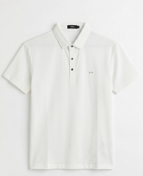 BOSS WITH RUBBER LOGO POLO SHIRT
