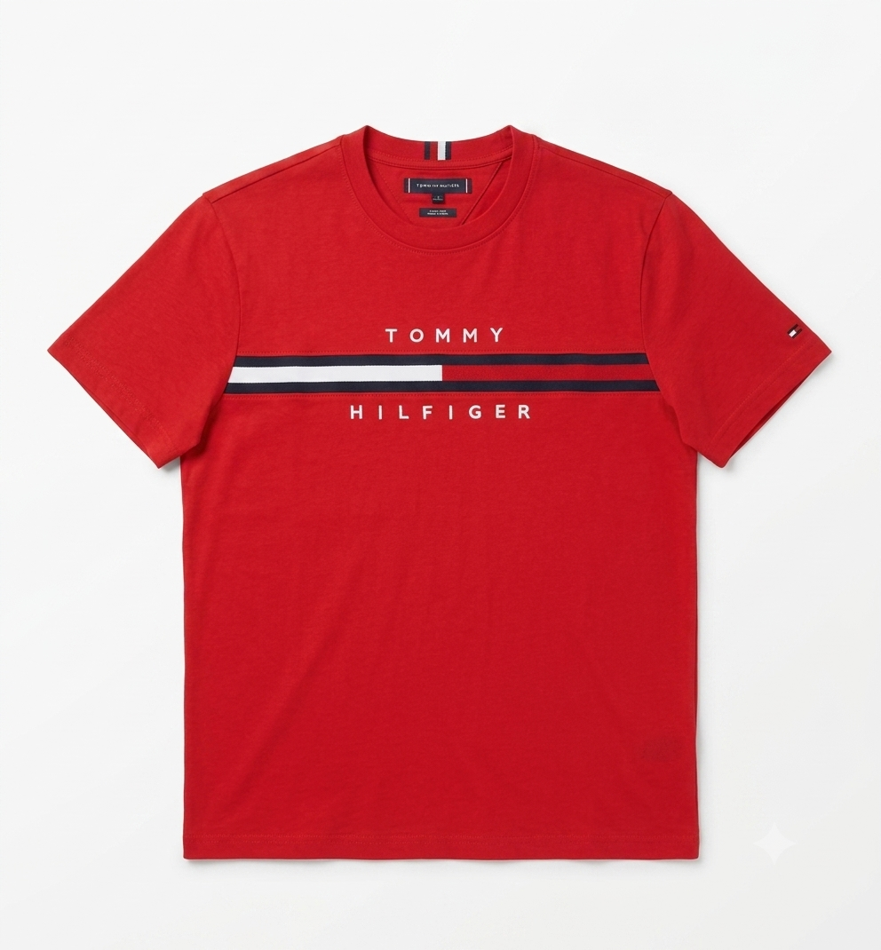 TOMMY HILFIGER PRINTED T-SHIRT