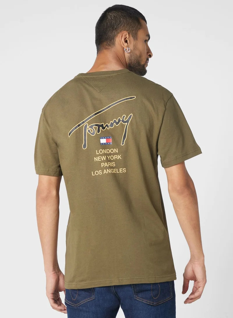 TOMMY HILFIGER PRINTED T-SHIRT