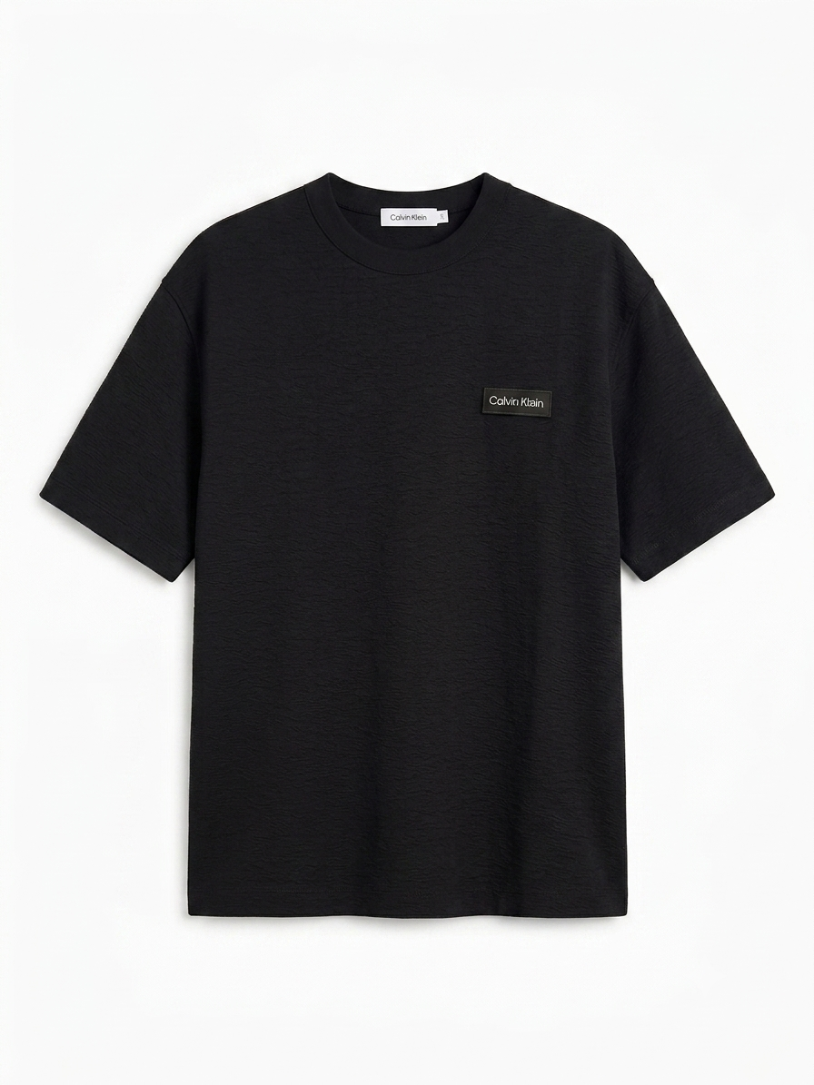 CALVIN KLEIN WITH LOGO BADGE T-SHIRT