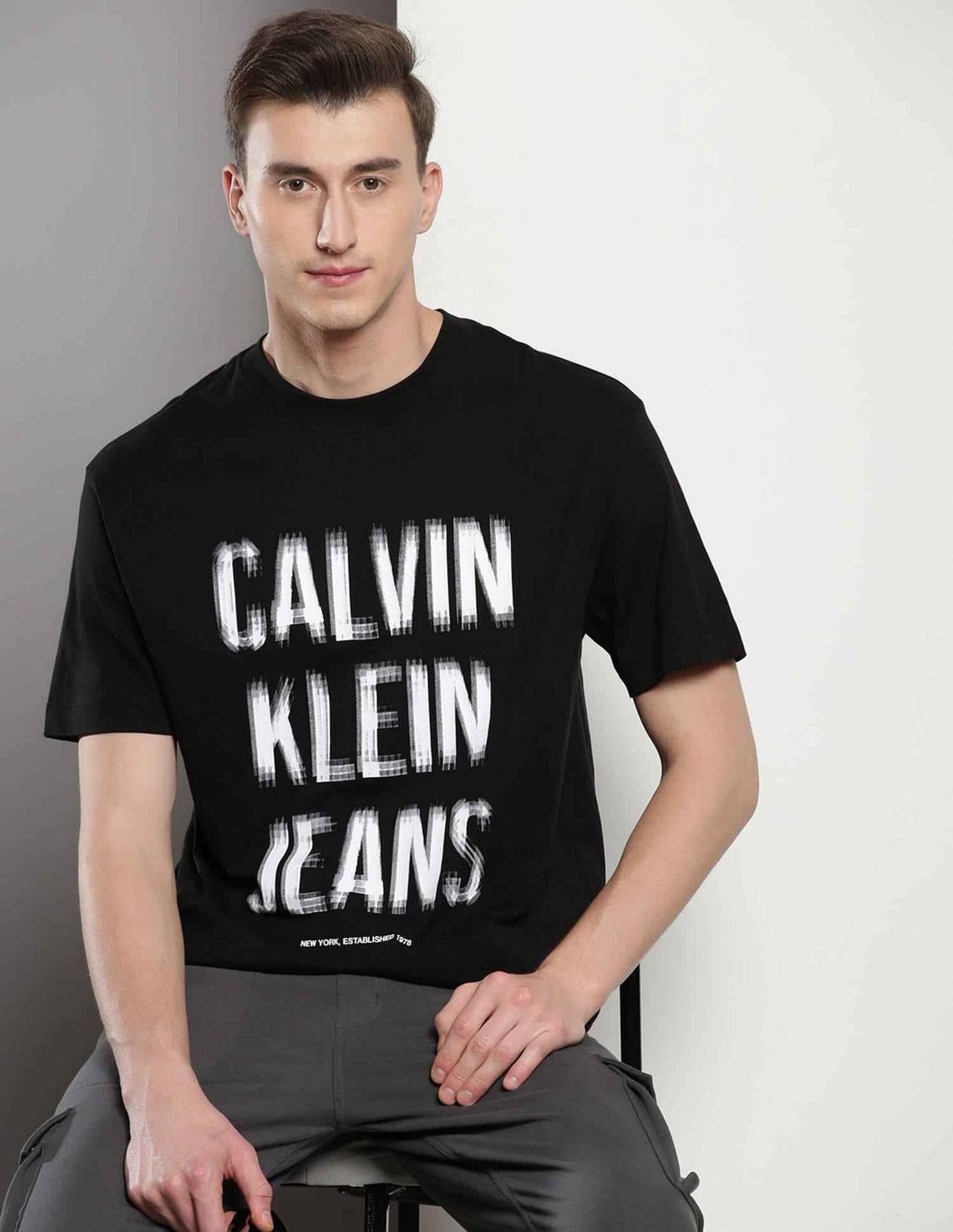CALVIN KLEIN PRINTED T-SHIRT