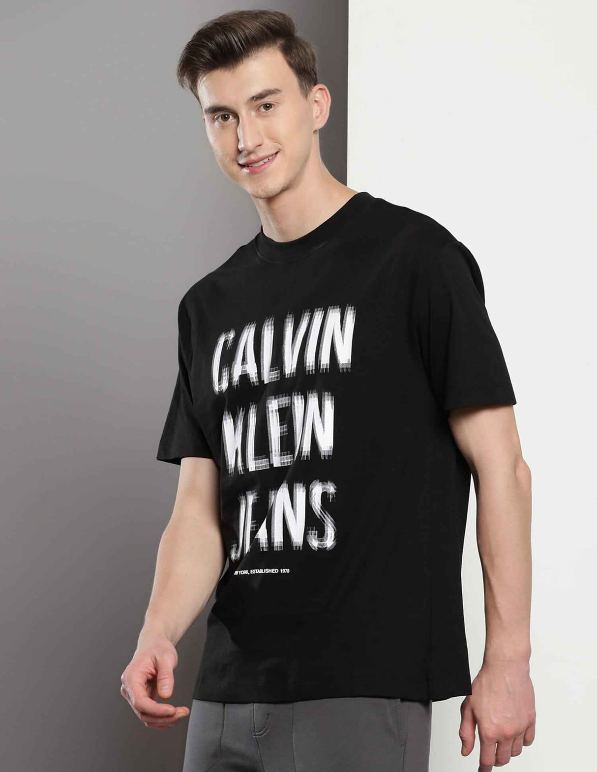 CALVIN KLEIN PRINTED T-SHIRT
