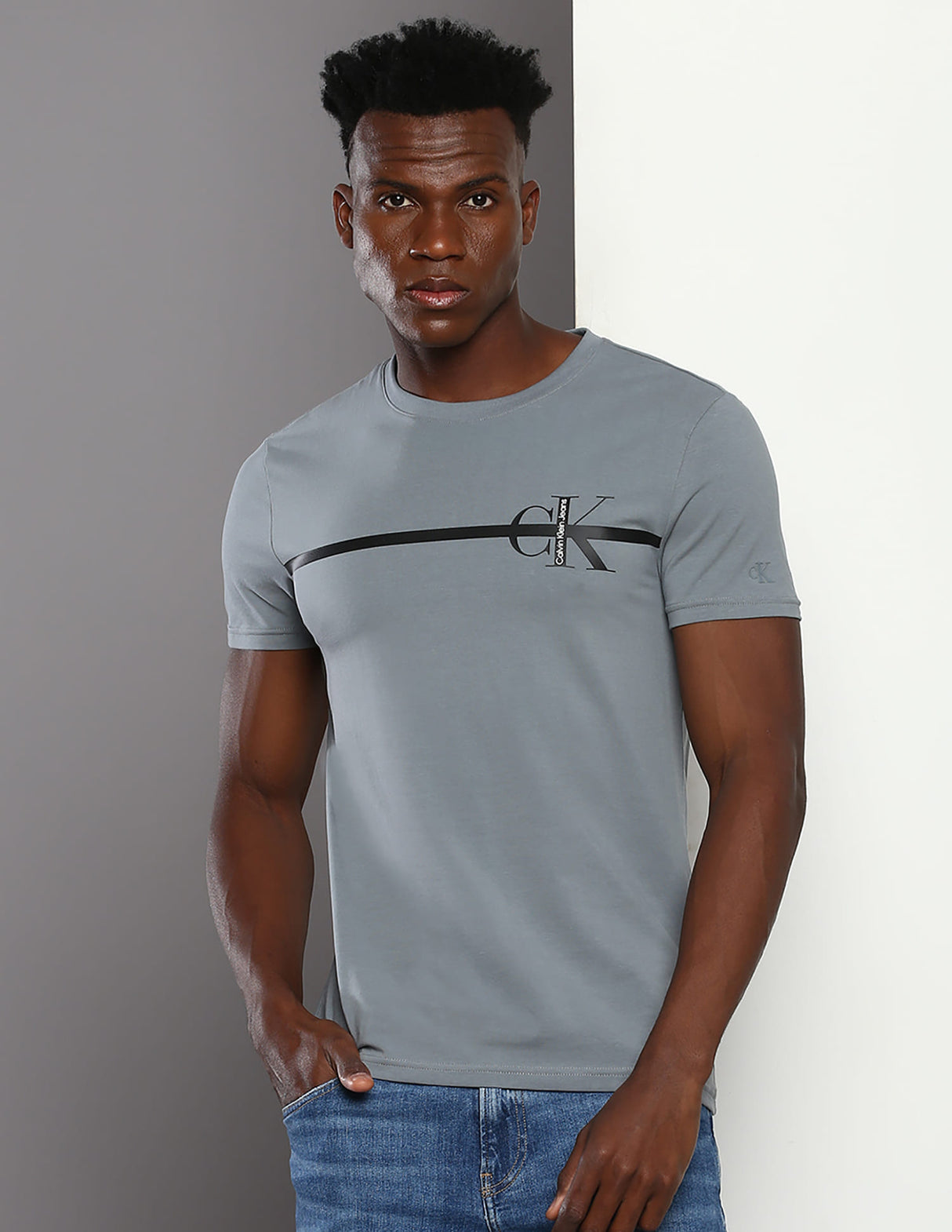 CALVIN KLEIN PRINTED T-SHIRT