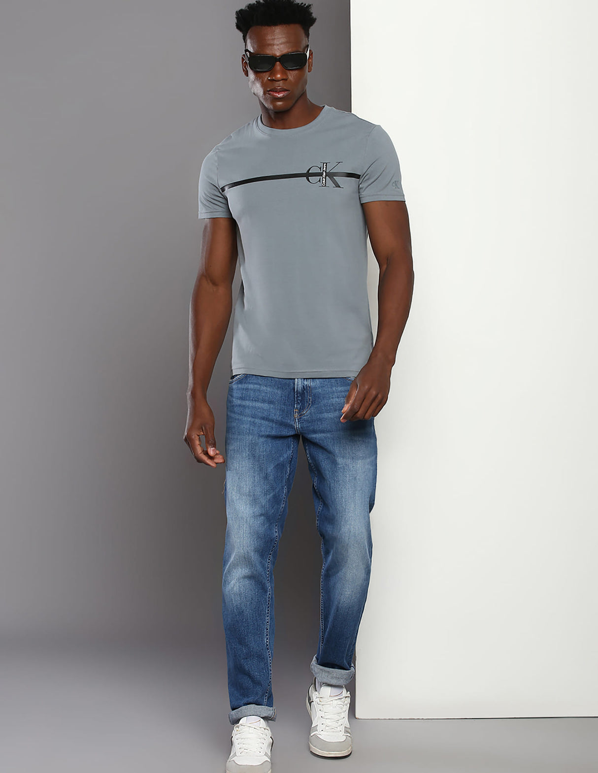 CALVIN KLEIN PRINTED T-SHIRT
