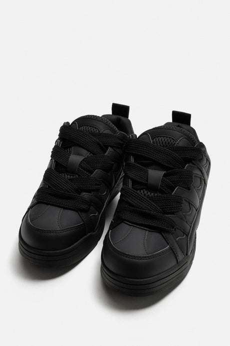 ZARA CHUNKY WITH BIG LACES SNEAKERS ORIGINAL
