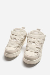 ZARA CHUNKY WITH BIG LACES SNEAKERS