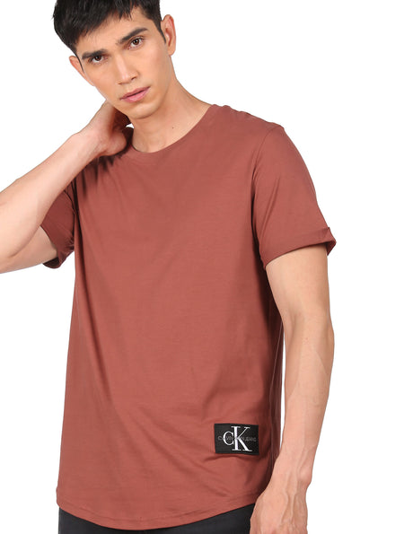 CALVIN KLEIN WITH LOGO BADGE T-SHIRT