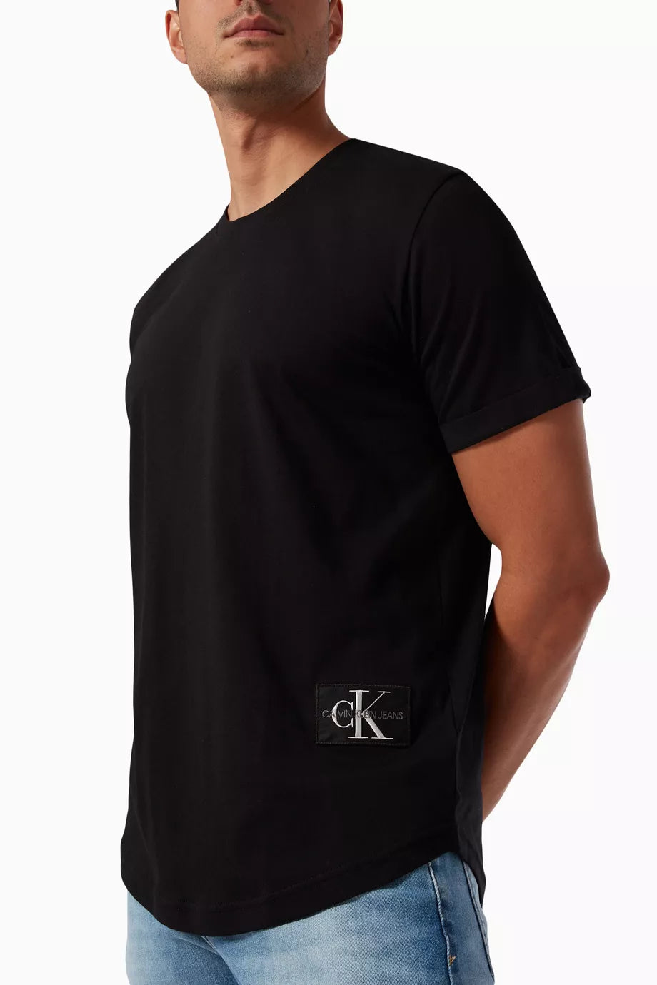 CALVIN KLEIN WITH LOGO BADGE T-SHIRT