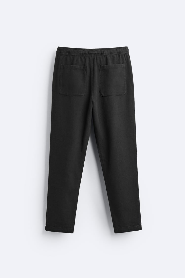 ZARA COTTON LINEN PANT