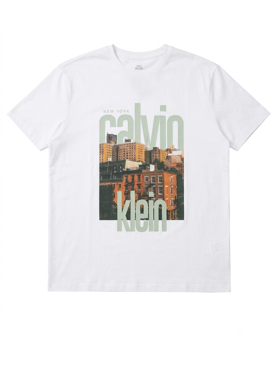 CALVIN KLEIN PRINTED T-SHIRT