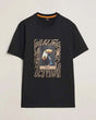 BOSS ORANGE Tucan Printed Crew Neck T-Shirt Black