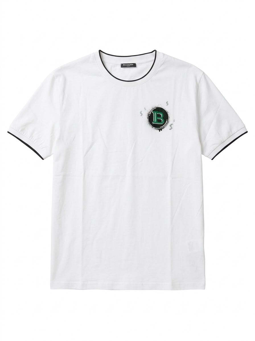 BALMAIN PARIS ROUND REGULAR T-SHIRT
