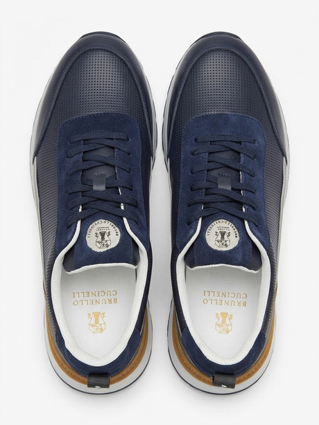 BRUNELLO CUCINELLI suede runner sneakers