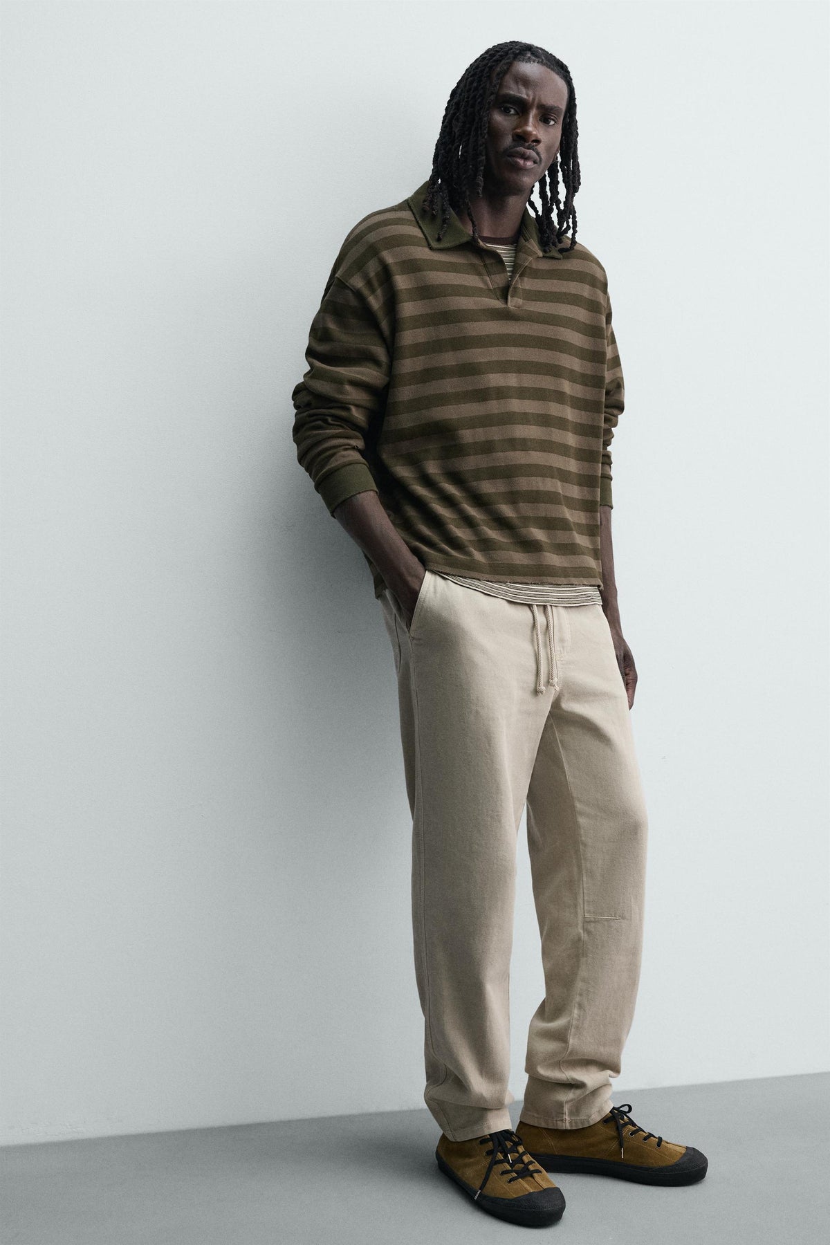 ZARA WASHED JOGGER WAIST