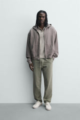 ZARA WASHED JOGGER WAIST