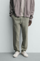 ZARA WASHED JOGGER WAIST
