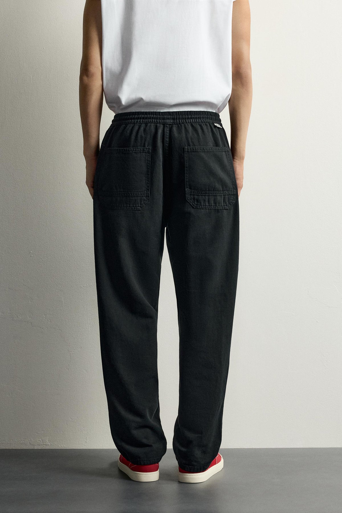 ZARA WASHED JOGGER WAIST WITH LOGO