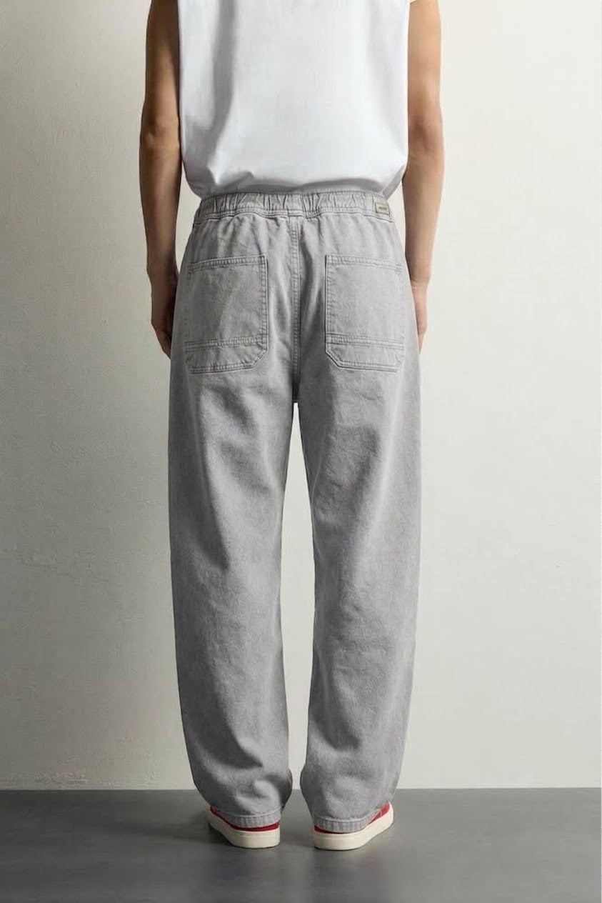 ZARA WASHED JOGGER WAIST WITH LOGO