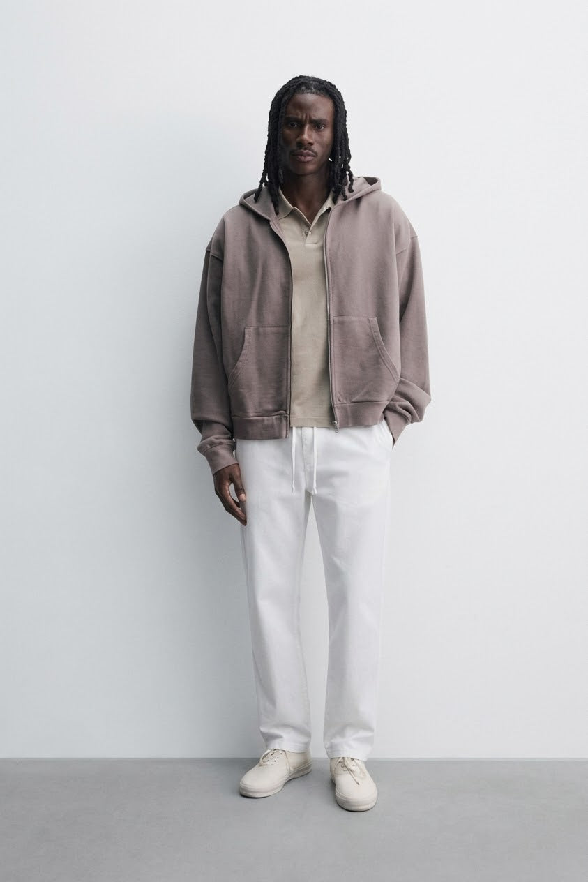 ZARA WASHED JOGGER WAIST