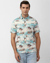 AE Hawaiian Short-Sleeve Button-Up Shirt