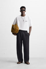 ZARA CONTRAST PRINT T-SHIRT