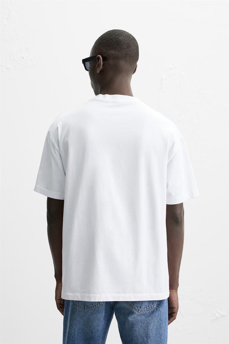 ZARA BASIC HEAVYWEIGHT T-SHIRT