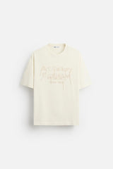 ZARA OYSTER WHITE TSHIRT