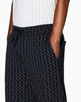 Armani Exchange French terry cotton joggers